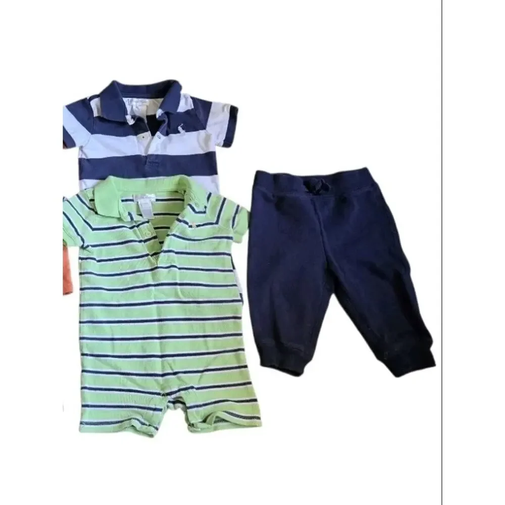Ralph Lauren Baby Clothing Bundle 32 Pc Polo Bear Sleepers Dresses Hats Lot